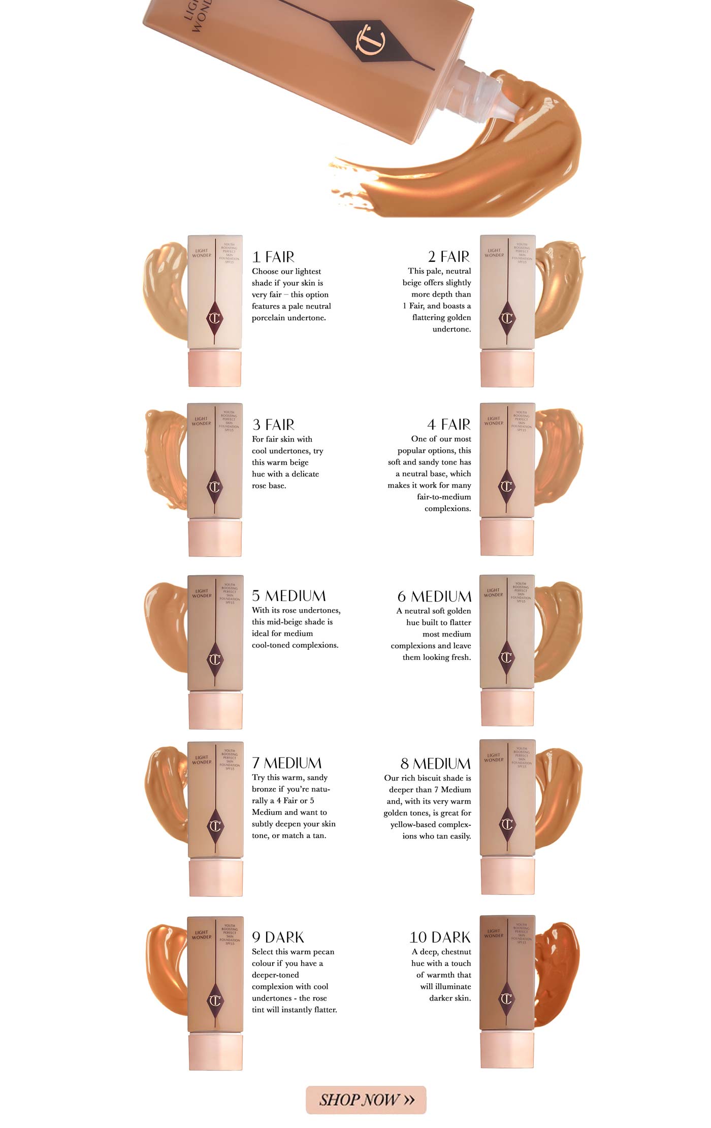Charlotte Tilbury Light Wonder Foundation Buyer's Guide Charlotte Tilbury