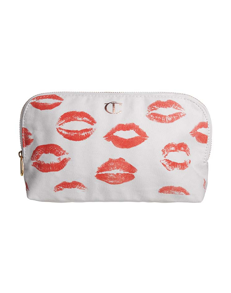 White Lip Printed Makeup Bag 1st Edition Makeup Bag Charlotte Tilbury