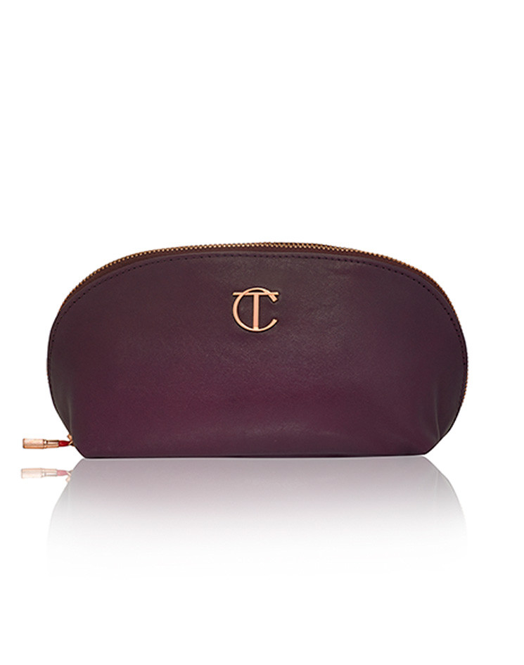 Leather Crimson Makeup Bag | Charlotte Tilbury