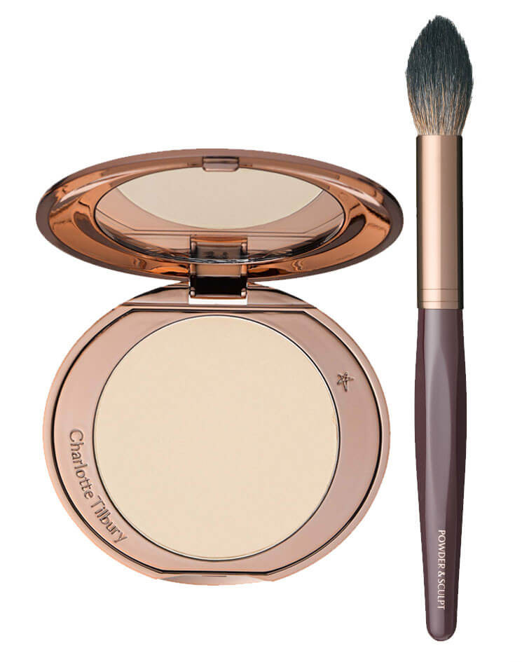 Flawless Finish Set : Powder & Sculpt Brush  Charlotte Tilbury