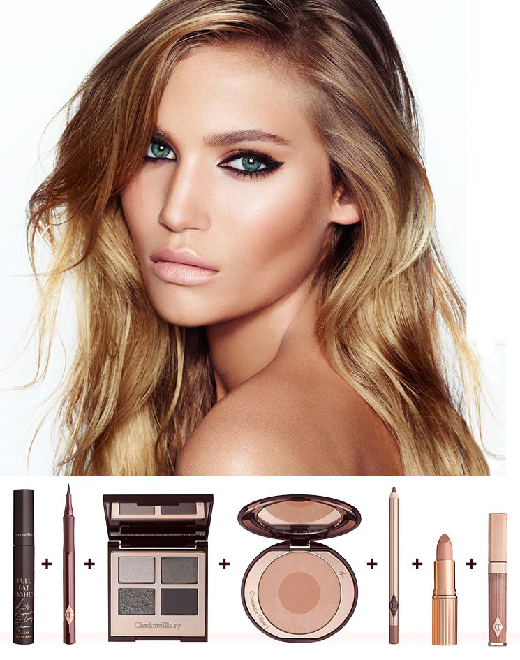 The Rock Chick Look: Makeup Gift Sets: | Charlotte Tilbury (my cubicle is not near a window and the windows seem to be tinted making it always feel a bit dark.which i dislike since i love natural.